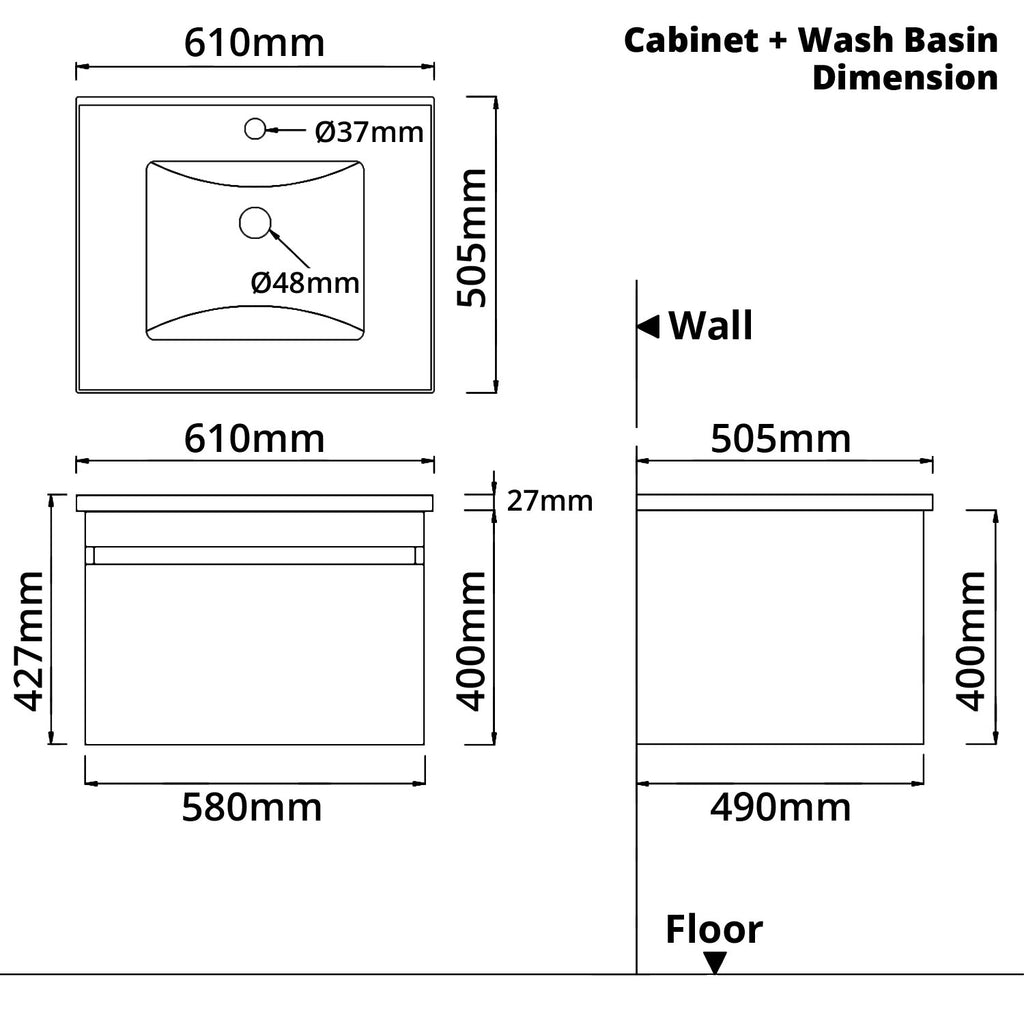 Bathroom Vanity Bundle (3 PCs) - Asters Maldives