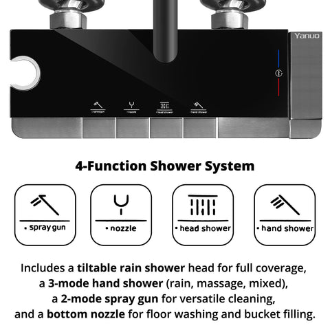 Shower Set (SUS201) - Asters Maldives