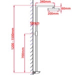 Shower Set (SUS304) - Asters Maldives