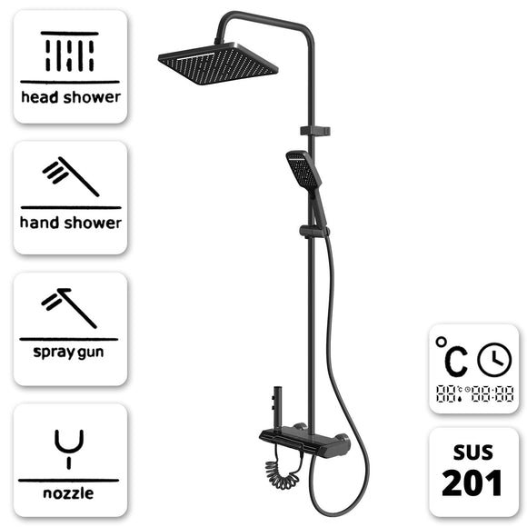 Shower Set (SUS201) - Asters Maldives
