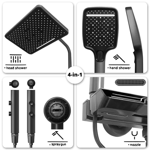 Shower Set (SUS201) - Asters Maldives