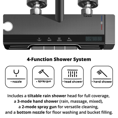Shower Set (SUS201) - Asters Maldives