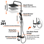 Shower Set (SUS201) - Asters Maldives