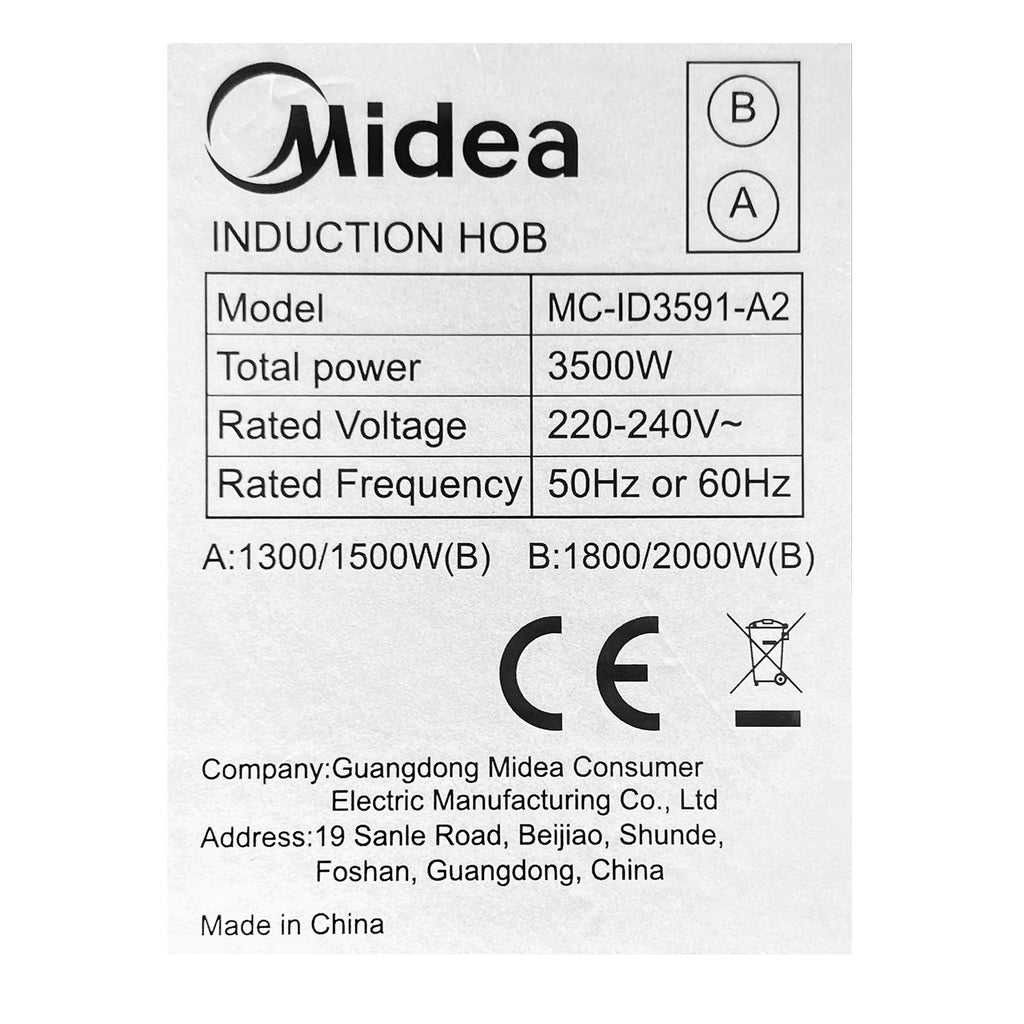 Induction Cooktop - Asters Maldives