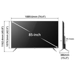 TV (4K UHD) - 85" - Asters Maldives