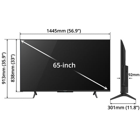 TV (4K QLED) - 65" - Asters Maldives