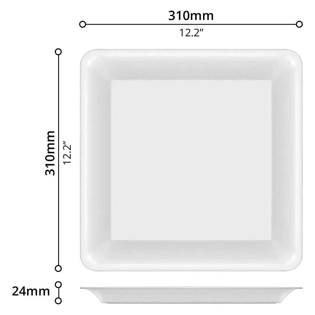 Serving Tray (31 x 31cm) - Asters Maldives
