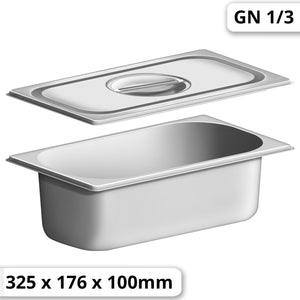 GN 1/3 Container with Lid