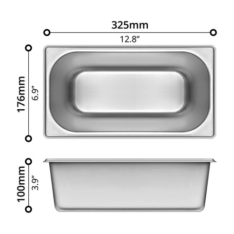 GN 1/3 Container with Lid