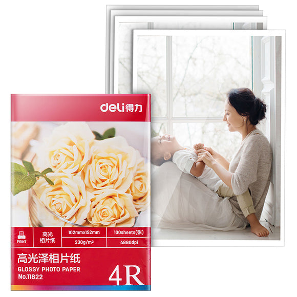 100-pcs Glossy Paper (4R)