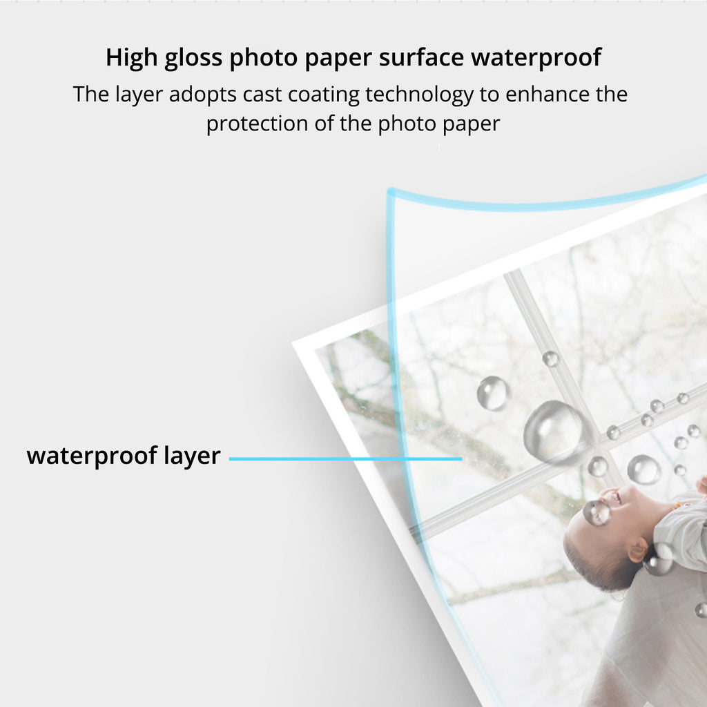 100-pcs Glossy Paper (4R) - Asters Maldives