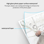 100-pcs Glossy Paper (4R) - Asters Maldives