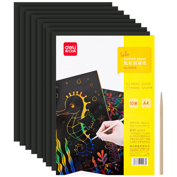 10-pcs Scratch Paper (A4)