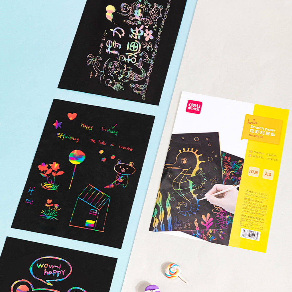 10-pcs Scratch Paper (A4) - Asters Maldives