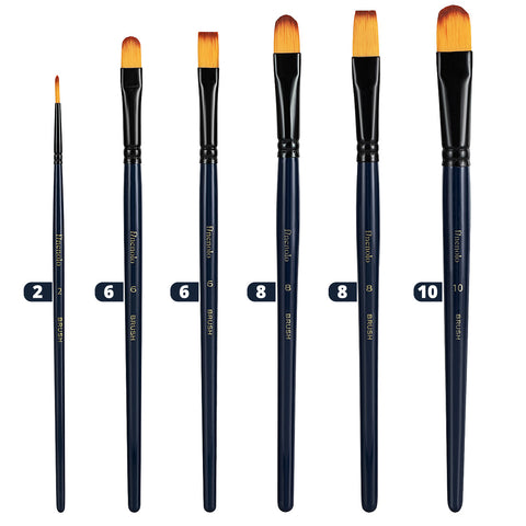 Water Color Brush (6 PCs) - Asters Maldives