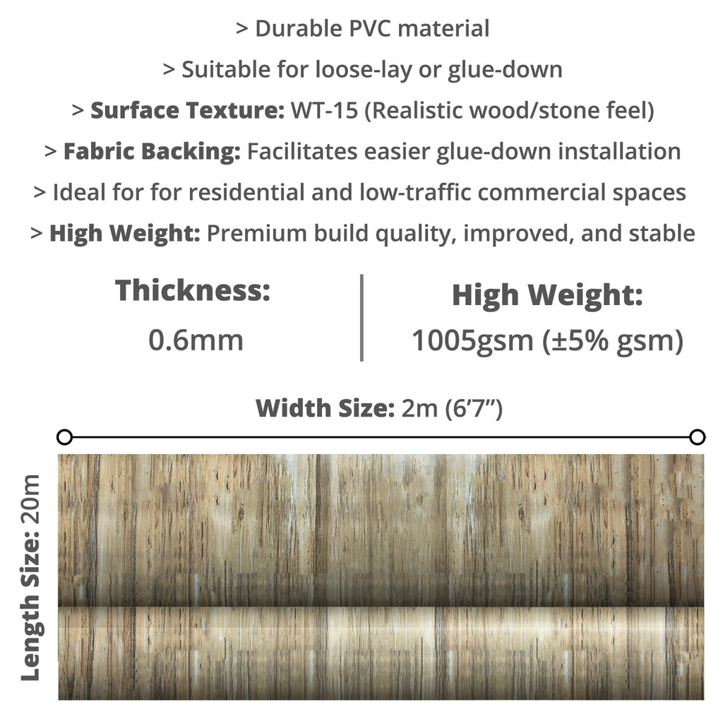 PVC Flooring (2m x 20m) - Asters Maldives