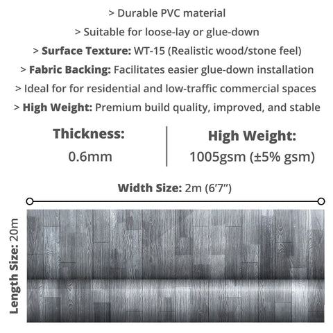 PVC Flooring (2m x 20m)