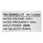 Air Curtain (35") - Asters Maldives