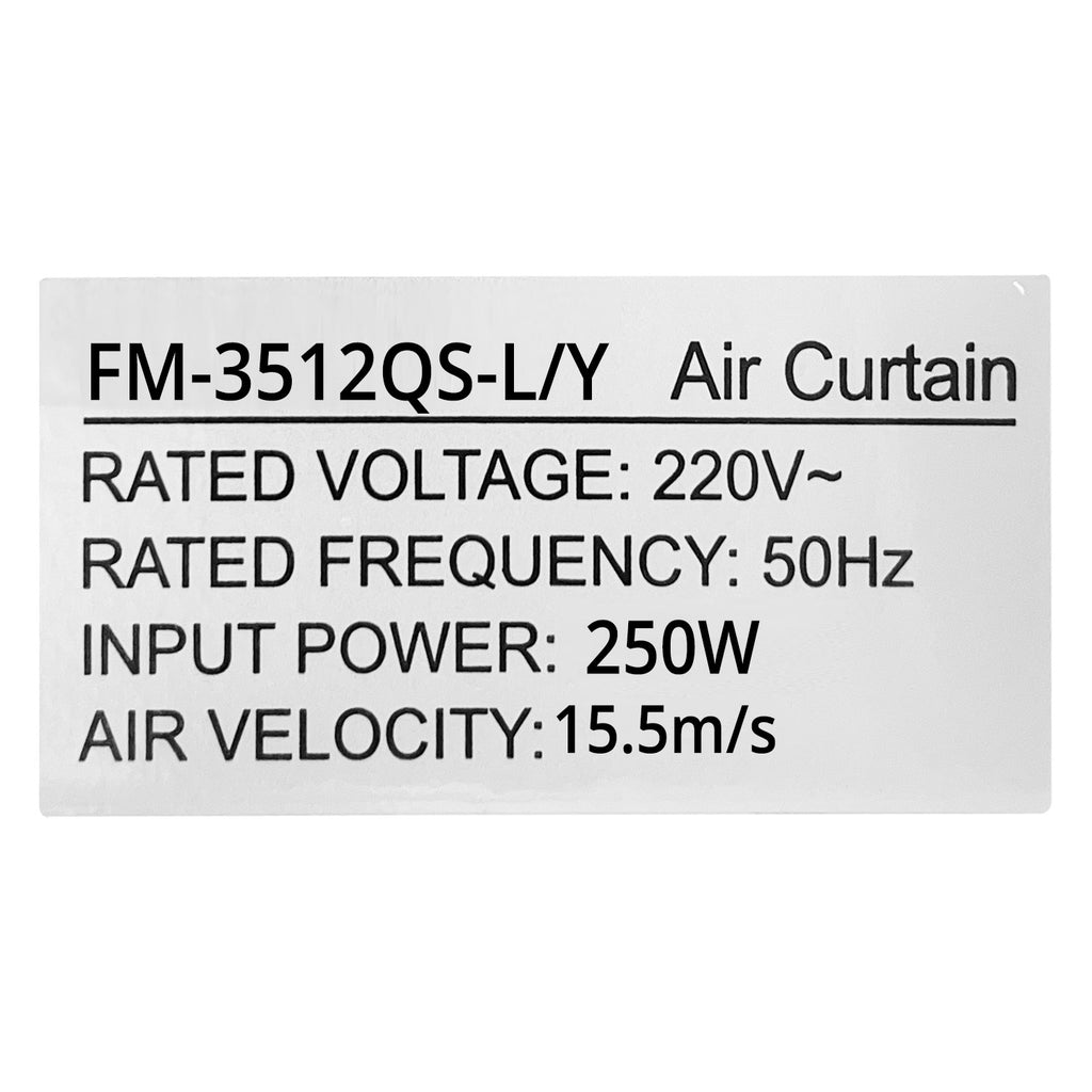 Air Curtain (47") - Asters Maldives