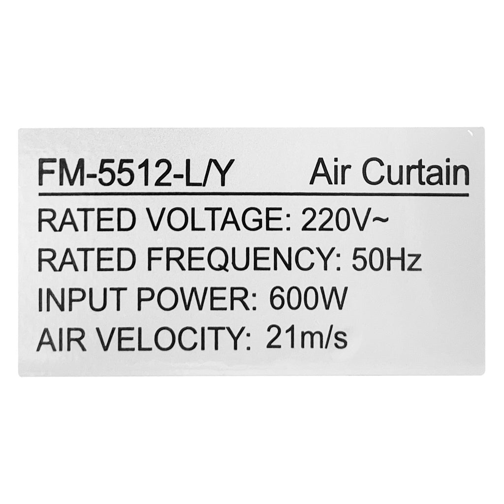 Air Curtain (47") - Asters Maldives