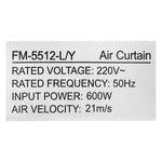 Air Curtain (47") - Asters Maldives