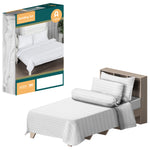 Bedding Set, Stripe (Single) - Asters Maldives