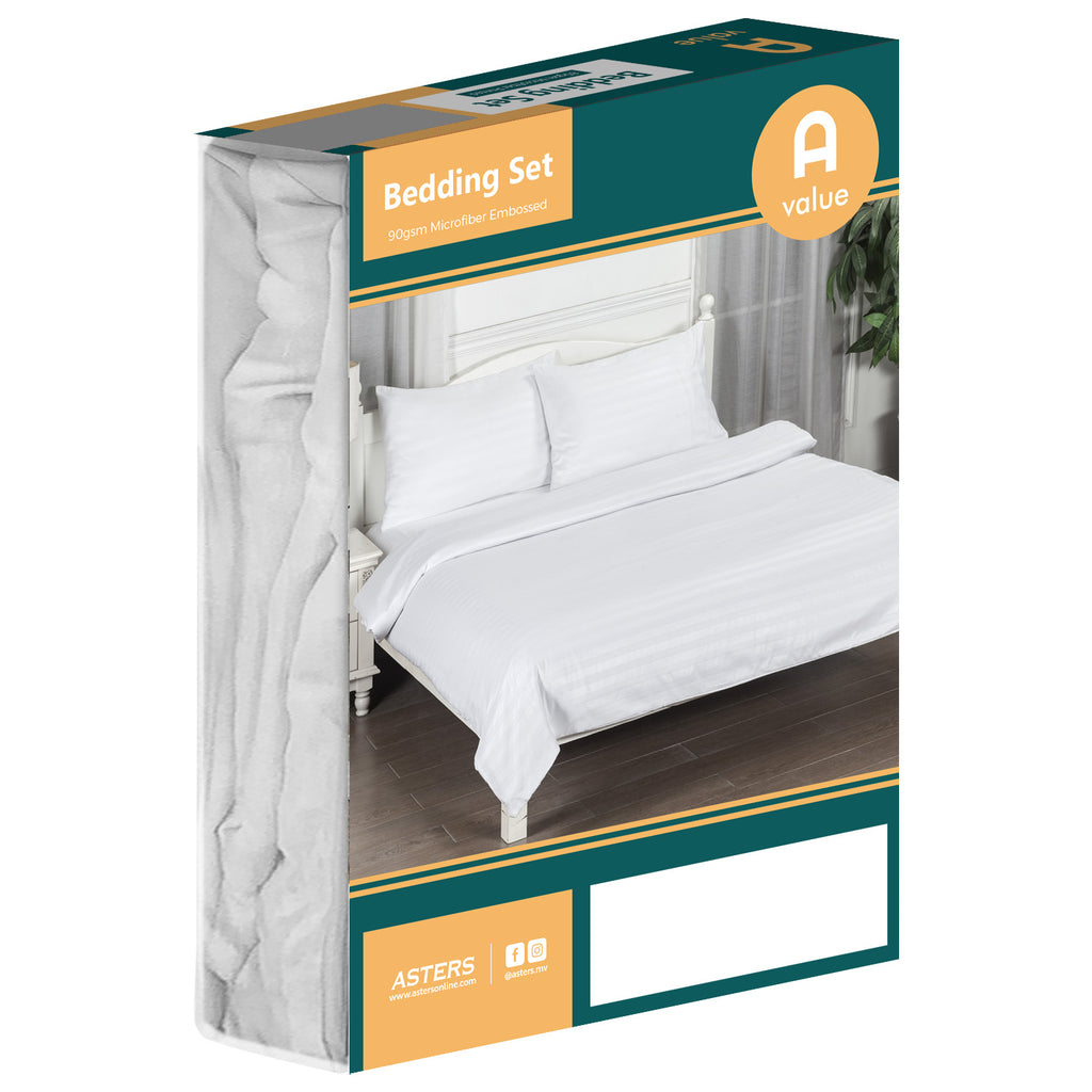 Bedding Set, Stripe (Single) - Asters Maldives