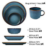 Dinnerware Set (16 PCs) - Asters Maldives
