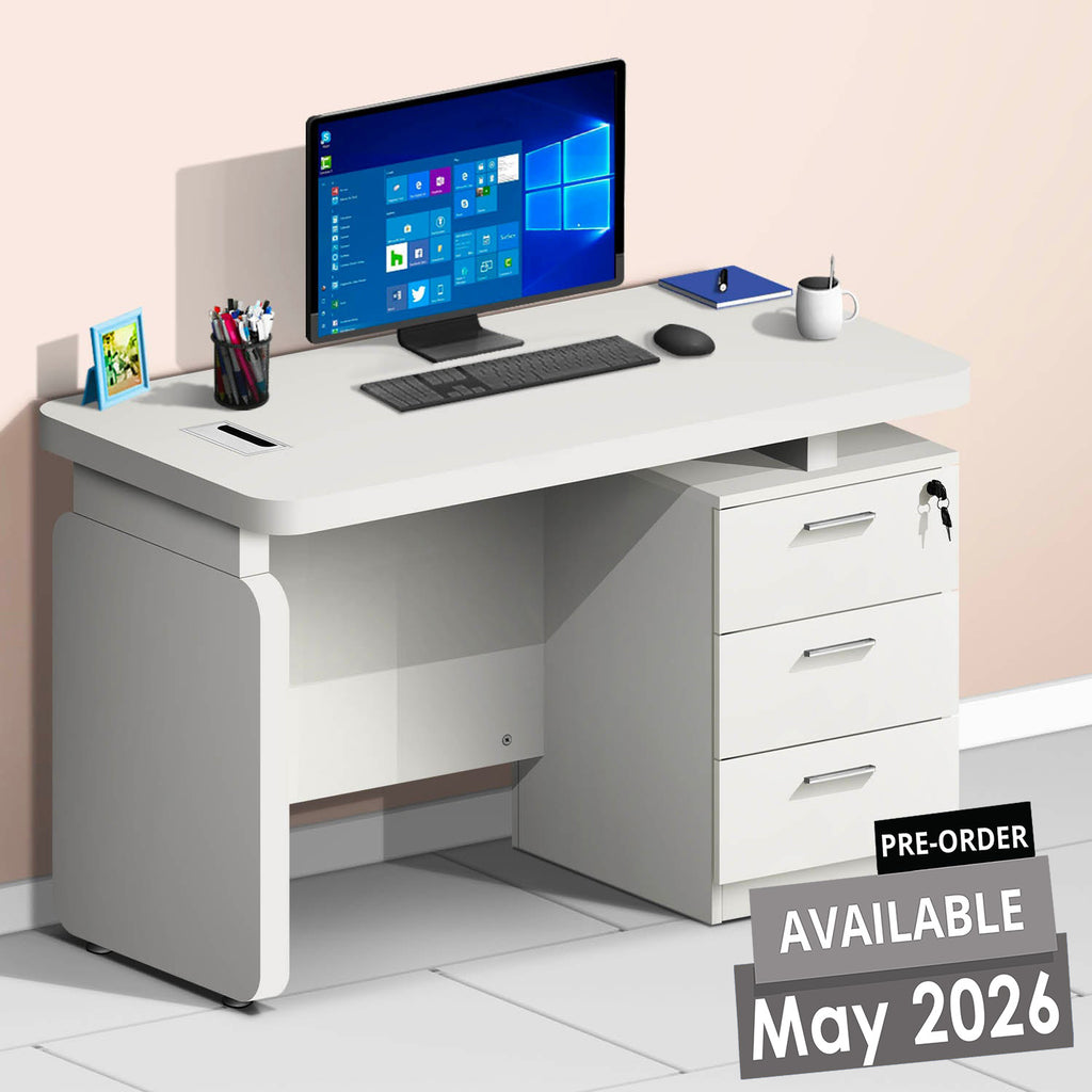 Desk with Pedestal - Asters Maldives