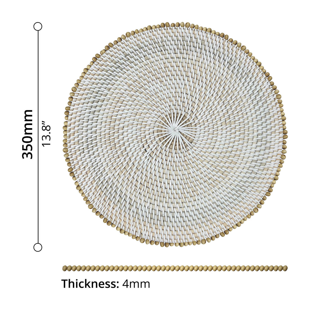 Placemat (Ø35cm) - Asters Maldives