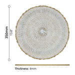 Placemat (Ø35cm) - Asters Maldives