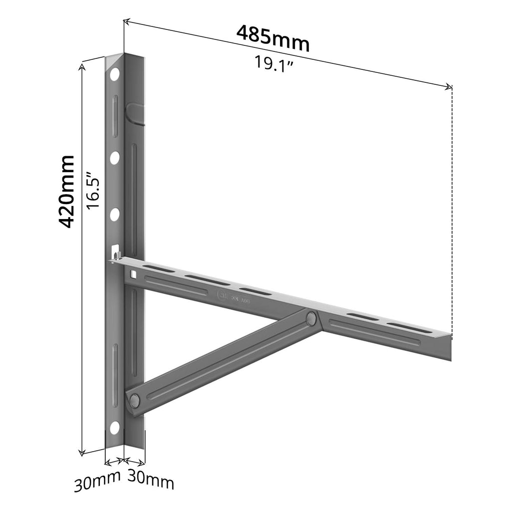 AC Wall Bracket (9k - 18k BTU) - Asters Maldives