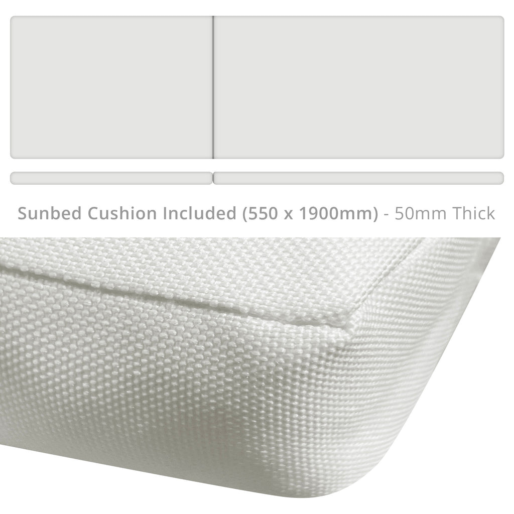 Sunbed with Cushion - Asters Maldives
