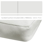 Sunbed with Cushion - Asters Maldives