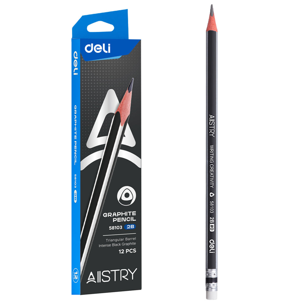12-pcs Pencil (2B) - Asters Maldives