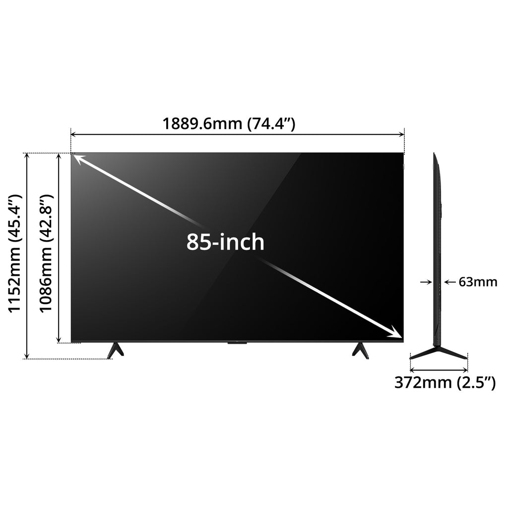 TV (4K QLED) - 85" - Asters Maldives