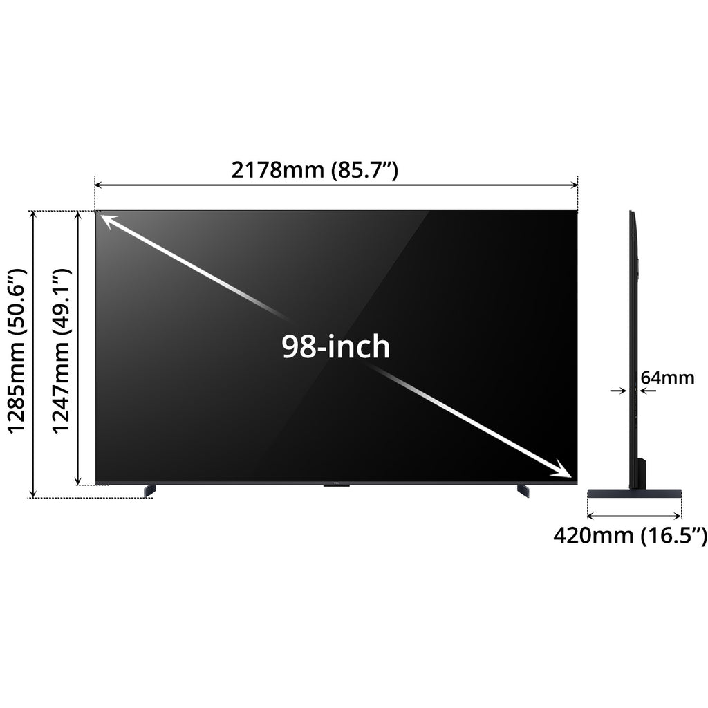 TV (4K QLED) - 98" - Asters Maldives