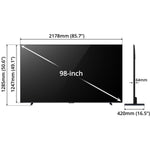 TV (4K QLED) - 98" - Asters Maldives