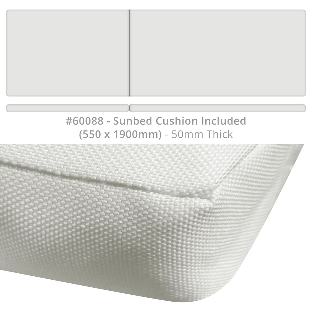 Sunbed with Cushion - Asters Maldives