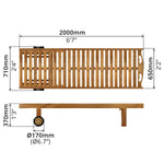 Sunbed with Cushion - Asters Maldives