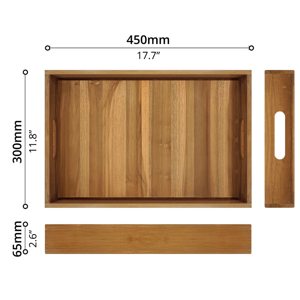 Serving Tray (45 x 30cm) - Asters Maldives