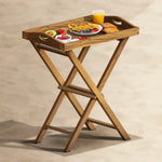 Serving Tray with Stand (60 x 40cm) - Asters Maldives