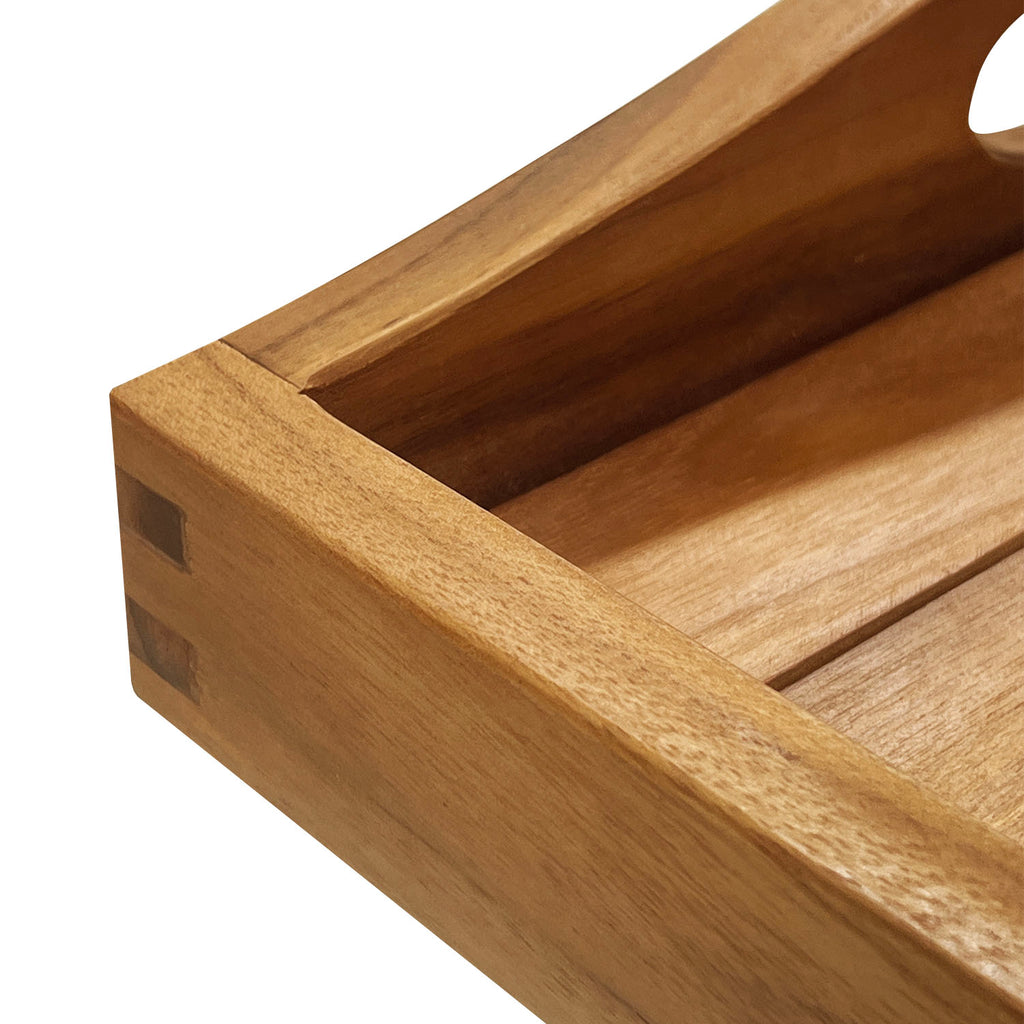 Serving Tray with Stand (60 x 40cm) - Asters Maldives