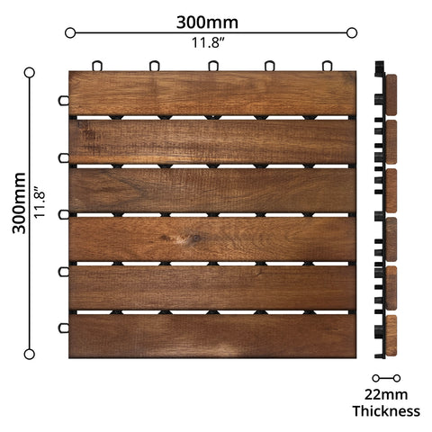 10-pcs Decking Tile (30 x 30cm) - Asters Maldives