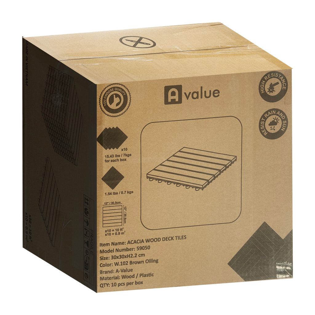 10-pcs Decking Tile (30 x 30cm) - Asters Maldives