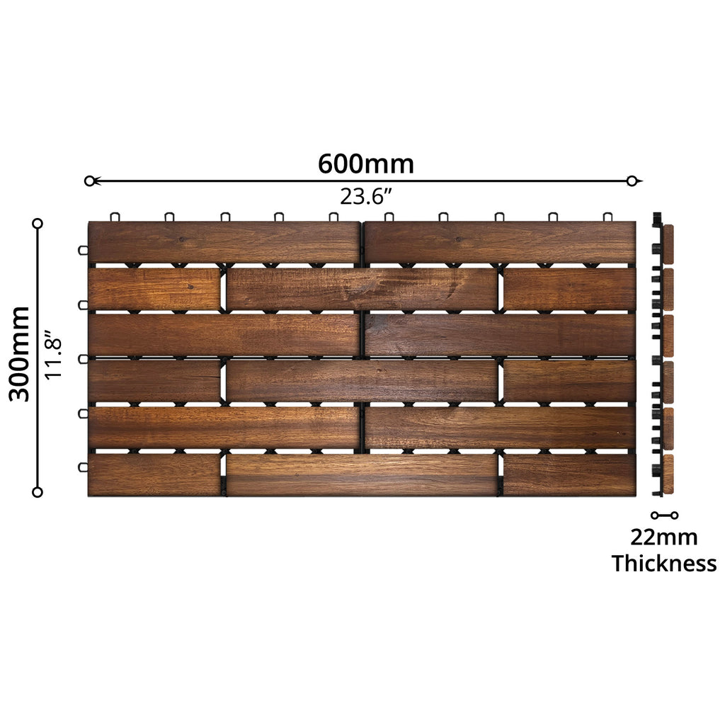 6-pcs Decking Tile (60 x 30cm) - Asters Maldives