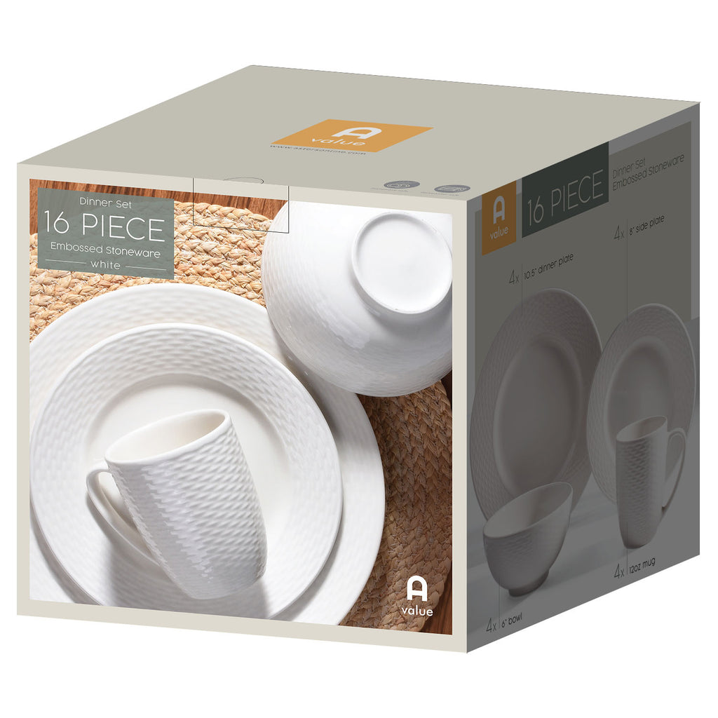 Dinnerware Set (16 PCs) - Asters Maldives
