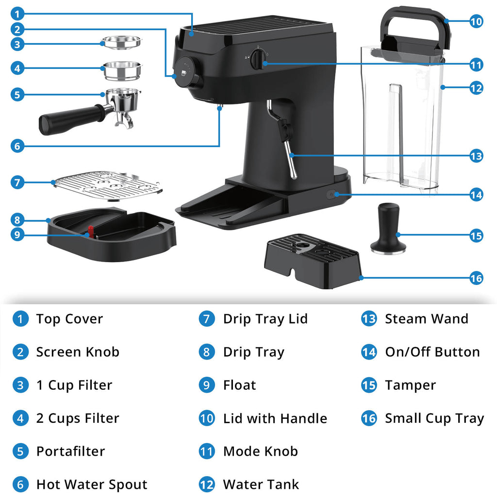 Coffee Machine (1.8L) - Asters Maldives