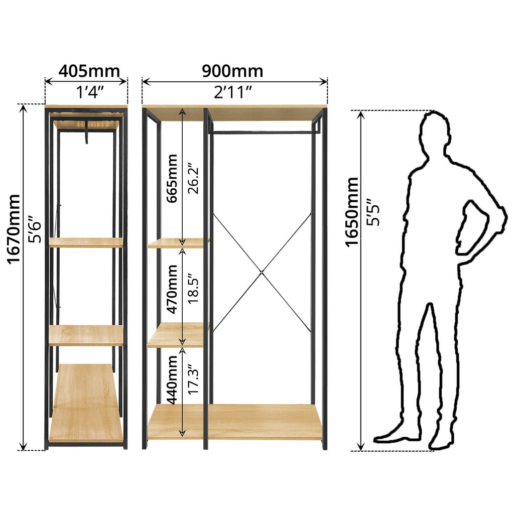 Open Wardrobe - Asters Maldives
