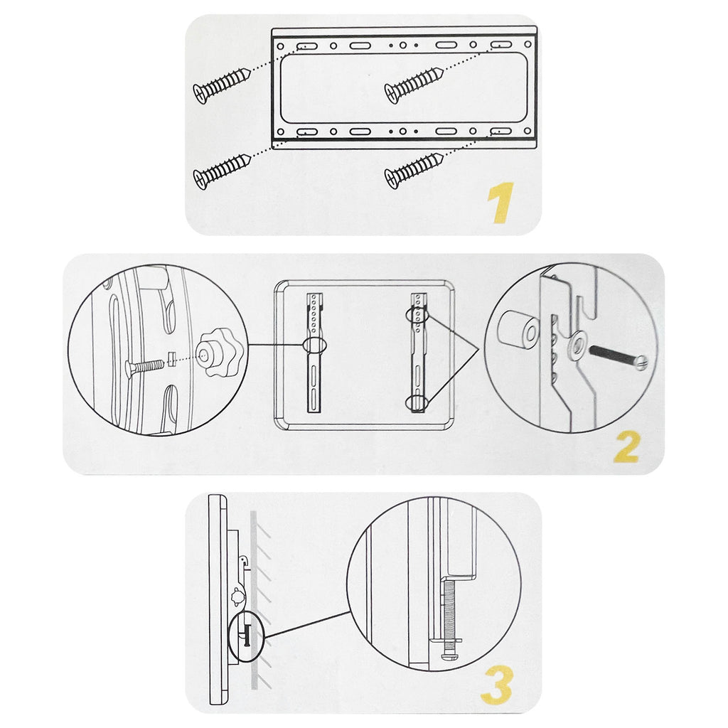 Wall Bracket (40" - 90") - Asters Maldives